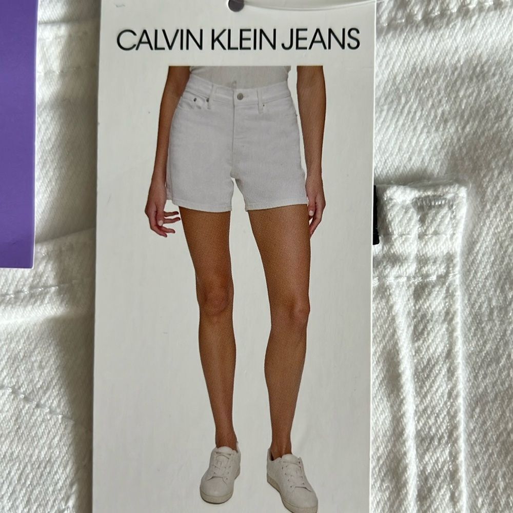 Calvin Klein Jeans Women’s Denim White Shorts